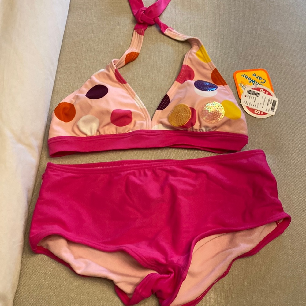 Two piece bathing suit